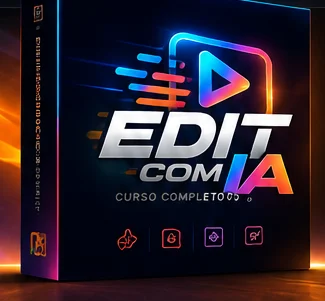 Caixa do curso EDIT COM IA